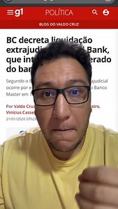 🚨 ATENÇÃO: Will Bank entra em liquidação extrajudicial 🚨 O Banco Central decretou a liquidação extrajudicial do Will Bank (Will Financeira), que fazia parte do conglomerado do Banco Master, já liquidado anteriormente. Segundo o BC, a decisão ocorreu por grave comprometimento da situação financeira e pela incapacidade da instituição de honrar suas dívidas. 💰 E quem tinha dinheiro lá, como fica? Se você tinha CDB, RDB ou outro investimento coberto pelo FGC, existe proteção até R$ 250 mil por CP