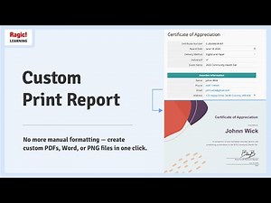 22. Custom Print Report