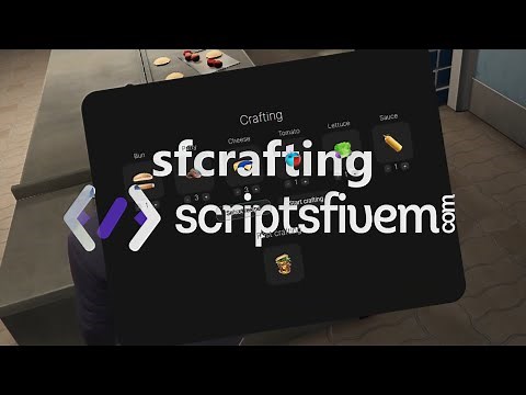 sfcrafting - Fully customizable and simple table for crafting new items for your FiveM Server