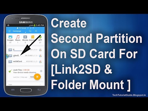 How To Create Second Partition (Ext2/Ext3/Ext4) On Sd Card For LINK2SD & Folder Mount