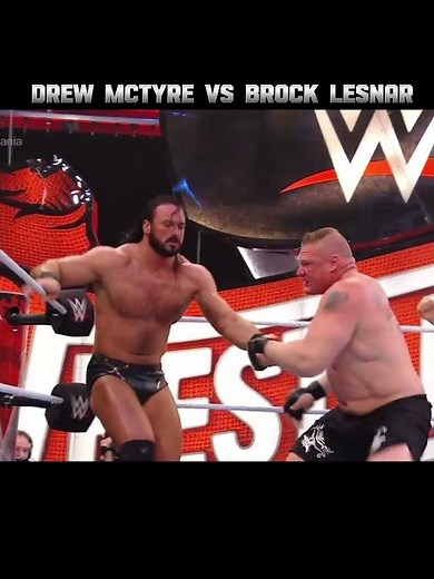 DREW MCTYRE VS BROCK LESNAR|| WRESTLEMANIA 2020