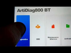 TOPDON ArtiDiag800 BT renault traffic parking sensor fault code reading. artidiag 800bt