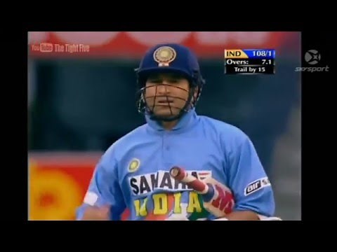 Sachin Tendulkar 72 off 27 Balls vs New Zealand Cricket Max International 2002