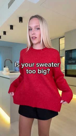 2.8M views · 18K reactions | Sweater hacks every girl should know!  #sweaterhack #fashionhack | Swealife | Facebook