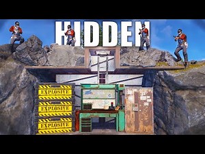 I built a hidden basement base in rust...