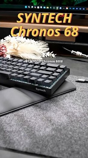 Ultra-low latency gaming keyboard "Latency 0.776 ms" SYNTECH Chronos 68 #keyboard