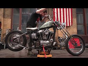 Early Ironhead XLCH 900 - Bolt-on Hardtail Install - KR Style