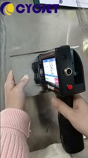 Handheld Inkjet Printer DEMO: How to Code Plastic with Precision! #inkjetprinter