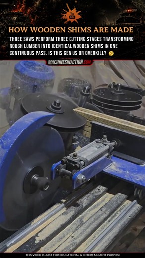 How Wooden Shims Are Made 🛠️