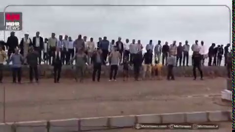 🇮🇷🚨BREAKING: People of Hormuz Island just formed a human chain to protect their land. As the US threatens to strike, they stand in the way.Not with missiles. With bodies. With flags. With their presence.The empire threatens. The people resist.Hormuz Island sits at the mouth of the Strait. If Washington thought Iran would blink, they haven't met the people who actually live there.This is what RESISTANCE looks like when it's not just a government, but a nation.