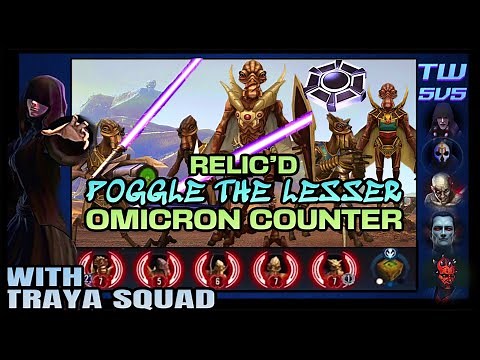 [5v5] BROOD ALPHA GEOS + POGGLE OMICRON COUNTER w/TRAYA SQUAD - SWGOH_TW