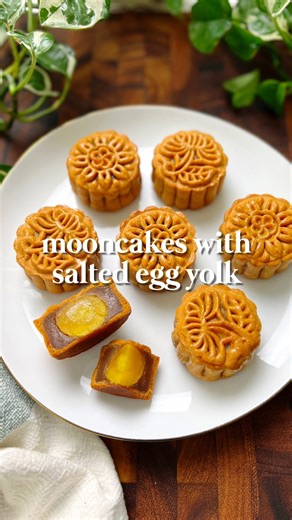 Susanna • smelly lunchbox on Instagram: "🥮 Here’s an easier traditional mooncake recipe that uses storebought lotus paste + salted egg yolk to save you time and effort! Full recipe is on smellylunchbox.com, search “mooncake” ❤️ 🛒 All the ingredients used here can be found at @99ranchmarket (Thanks 99 Ranch for sponsoring this post!) A note on buying storebought salted egg yolks: look for ones still in the whole egg form. In our experience, the ones that come with the whites removed already don