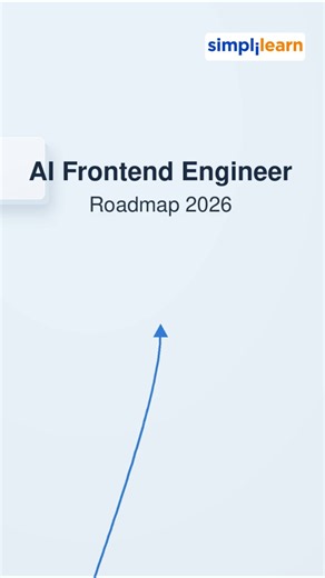 AI Frontend Engineer Roadmap 2026 | How to Become Frontend Engineer in 2026 | #shorts | #simplilearn