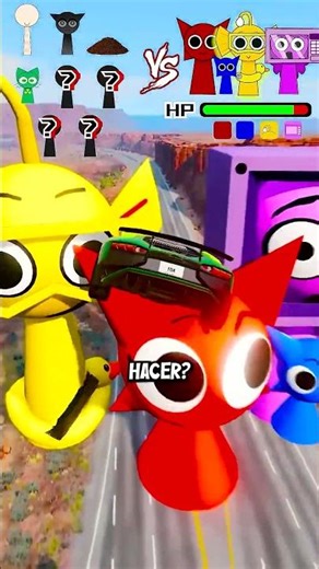 Sprunki VS the Fanon Sprunki Female Trio! 📺🦆❤️ Can they win? ⚠️ #shorts