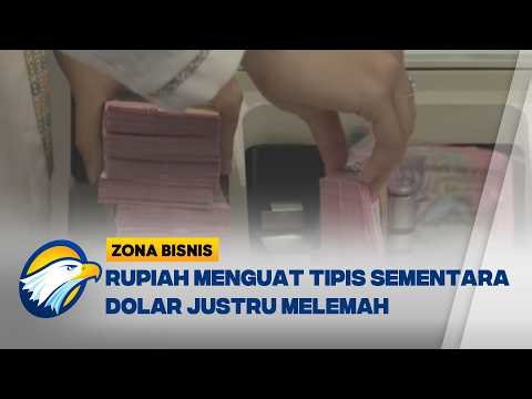 Rupiah Menguat 0,01% Jadi Rp16.800/USD, Dolar Cenderung Melemah - [Zona Bisnis]