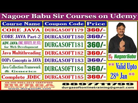 Nagoor Babu Sir Courses on Udemy
