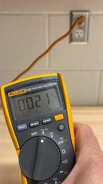 How to use a multimeter to test an outlet or receptacle for voltage or power. @fluke