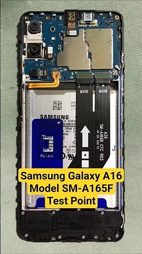 Samsung A16 Test Point Samsung SM-A165F Test Point Samsung Galaxy A16 Test Point #samsungcom
