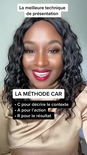 Entraîne-toi à présenter chaque expérience en entretien avec la méthode CAR ! C’est simple : Contexte, Action, Résultat. #entretien #presentation #méthode #emploi | Mama.Job