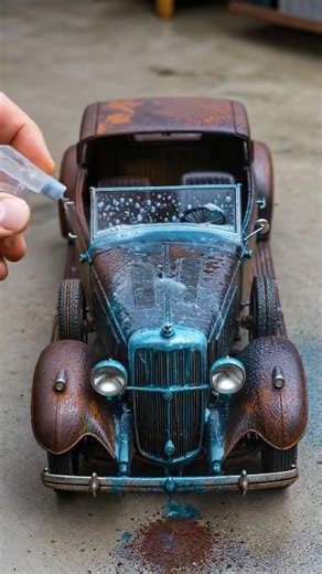 1934 mini classic Bugatti type 59 Grand Prix restoration 🚗🚙💨 #cars #automobile #historicmotorsport