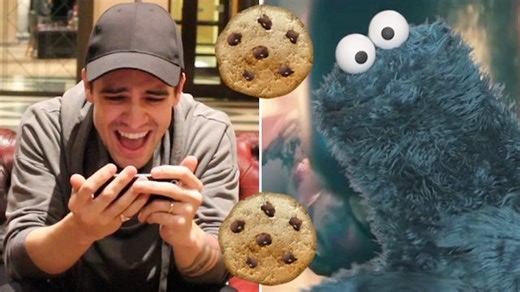 WATCH: Brendon Urie Reacts To Cookie Monster's "Victorious" Panic! Cover