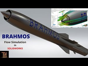 BRAHMOS Flow simulation and aerodynamic testing in solidworks | solidworks simulation tutorial.