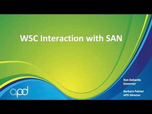 WSC Interaction with SAN