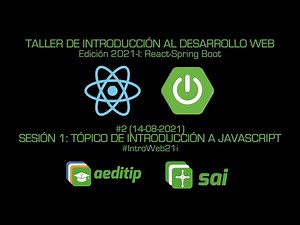 Taller de Introducción al Desarrollo Web 2021-I | Sesión 1: Introducción a Javascript