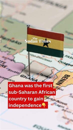 Ghana became the first sub-Saharan African country to gain independence in 1957, marking a historic moment that inspired liberation movements across the continent. It symbolized hope, self-determination, and a new chapter for Africa. #Ghana #AfricanHistory #Independence #AfricaRising #PanAfricanism #DidYouKnow #LearnOnTikTok #AfricaFacts #AfricanExcellence | The Sudan Times