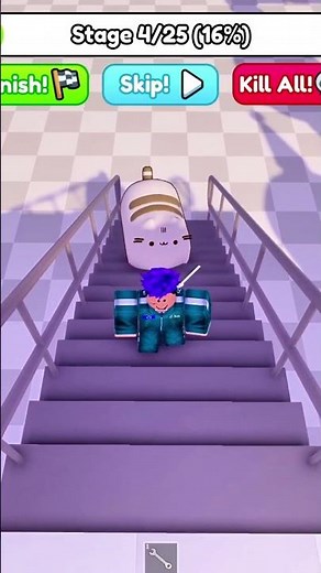 Roblox Thanos not Escape Pusheen's Prison Run #roblox #short #robloxedit #robloxgames #baconroblox
