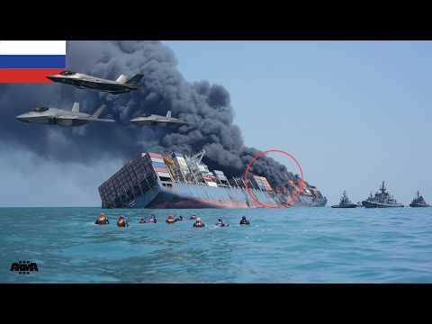 1 HOUR AGO! Three US F-35 fighter jets sank a ship carrying 12,548 missiles near Russia | ARMA 3