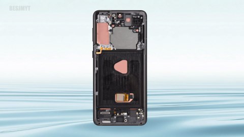 AMOLED Screen Replacement for Samsung Galaxy S21 Plus 5G OLED Display Touch Digitizer Full Assembly with Phantom Black Frame and Side Button Glass Repair Tools Kit SM-G996U SM-G996U1