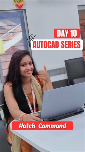 𝐂𝐀𝐃 | 𝐈𝐓 𝐂𝐨𝐮𝐫𝐬𝐞𝐬 𝐢𝐧 𝐂𝐡𝐚𝐧𝐝𝐫𝐚𝐩𝐮𝐫 on Instagram: "Day 10 of 30 – AutoCAD Learning Series 🔹 Topic: HATCHES Trainer : Madhuri Mandal Ever wondered how to give your 2D drawings more depth and clarity? 🤔 The HATCH command in AutoCAD lets you fill areas with patterns, gradients, or solid fills – making sections and drawings easier to read and more professional. 📐✨ 💡 Shortcut: H 🎯 Common Uses: Cross-sections, floor plans, mechanical parts, and highlighting important areas. 🚀 