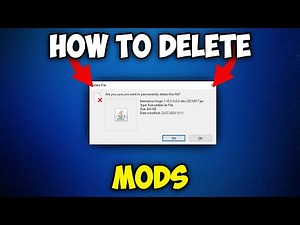 How to Delete Mods in Minecraft
