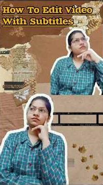 How To Edit Video With Subtitles? #tutorial #ytshorts #shortvideo #shorts #motivation #music