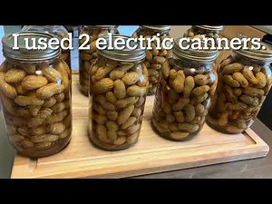 Canning boiled peanuts