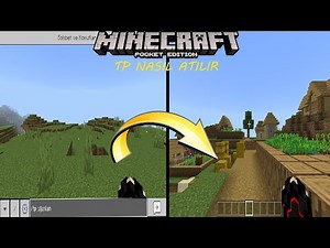 How to use Minecraft PE TP commands (teleport)
