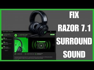 How To Fix Razer 7.1 Surround Sound Problem (2026!)
