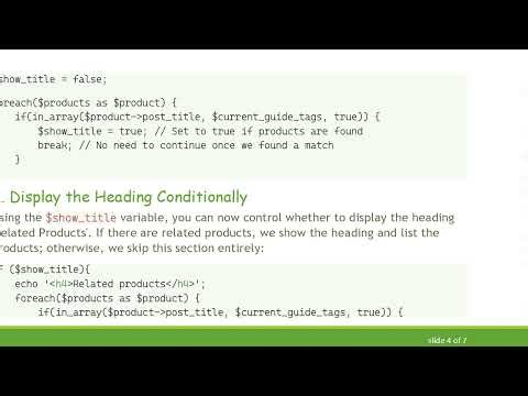 How to Hide a Heading for Empty Product Array in WordPress