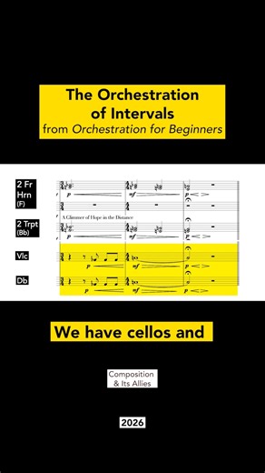 Orchestration: Contrast Between Sections #orchestration