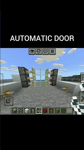 Minecraft Automatic Door 🚪⚡Build This EASY Redstone Door NOW! #shorts #minecraft #redstone #gaming