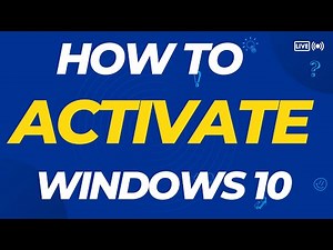 How To Activate Windows 10 & Remove Watermark | Easy Guide