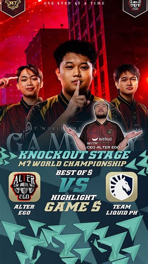 ALTER EGO VS TLPH | GAME 5 M7 WORLD CHAMPIONSHIP• #alterego #tlph #MLBB #MLBBM7 #fypシ