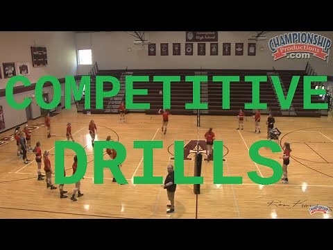 Competitive Volleyball Drills for Offense and Defense