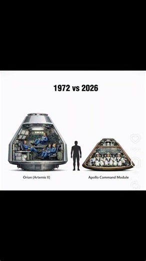 1972 vs 2026 😱 Apollo vs Orion Space Revolution! #balkrishaninspireindia