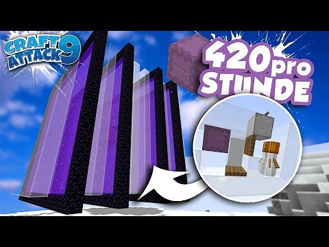 Unsere NEUE OP Shulker Farm! 420 pro Stunde! - CraftAttack 9! #15