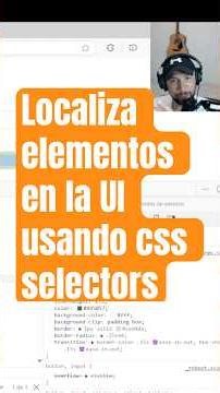 Aprende a localizar elementod con css selectors #testing #playwright