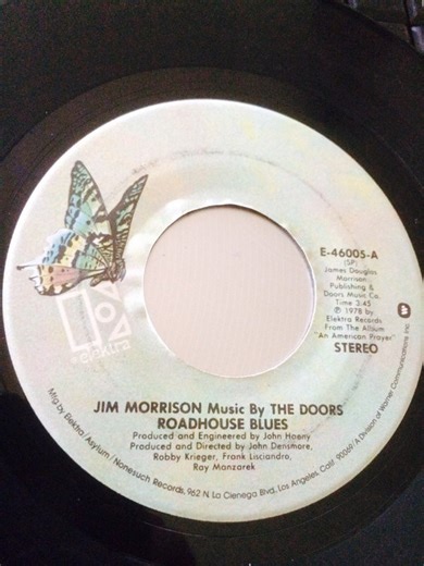 Jim Morrison Music By The Doors - Roadhouse Blues / Albinoni: Adagio