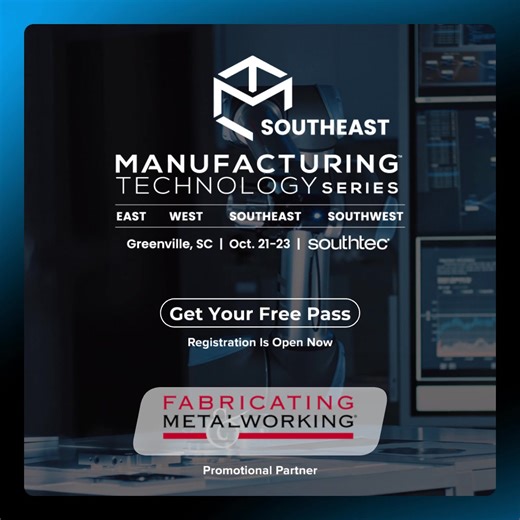 The Manufacturing Technology Series Southeast is coming up October...