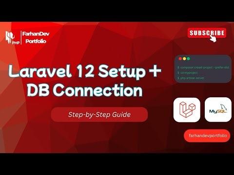 How to Create Laravel 12 Project and Connect to MySQL | Step-by-Step Tutorial